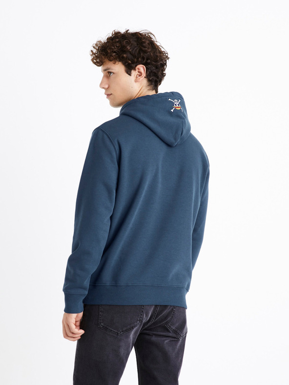 Celio Blauer Herren Celio Einteiler Hoodie
