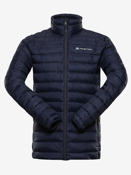 ALPINE PRO Dunkelblaue Herren-Winter-Steppjacke ALPINE PRO GOREM