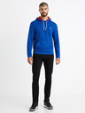 Celio Blaues Sport-Sweatshirt mit Celio-Pfeife
