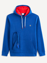Celio Blaues Sport-Sweatshirt mit Celio-Pfeife