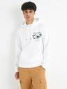 Celio Weißer Celio Hokusai Kapuzenpullover