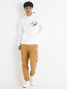 Celio Weißer Celio Hokusai Kapuzenpullover