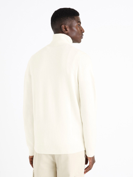 Celio Cremefarbener Pullover von Celio Cebubblek