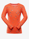 ALPINE PRO Orangefarbenes schnell trocknendes Kinder-T-Shirt ALPINE PRO AMADO