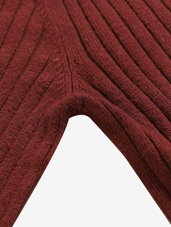 NAX Dunkelbraunes Damen-T-Shirt NAX NOVAKA