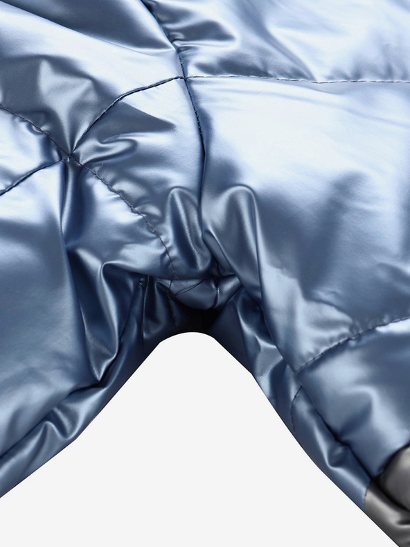 NAX Grauer und blauer Mädchenmantel NAX FEREGO