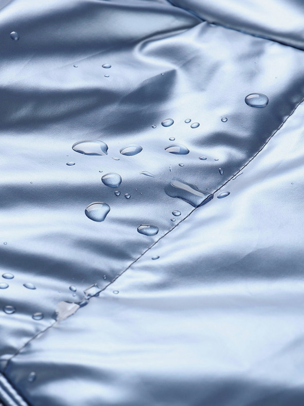 NAX Grauer und blauer Mädchenmantel NAX FEREGO