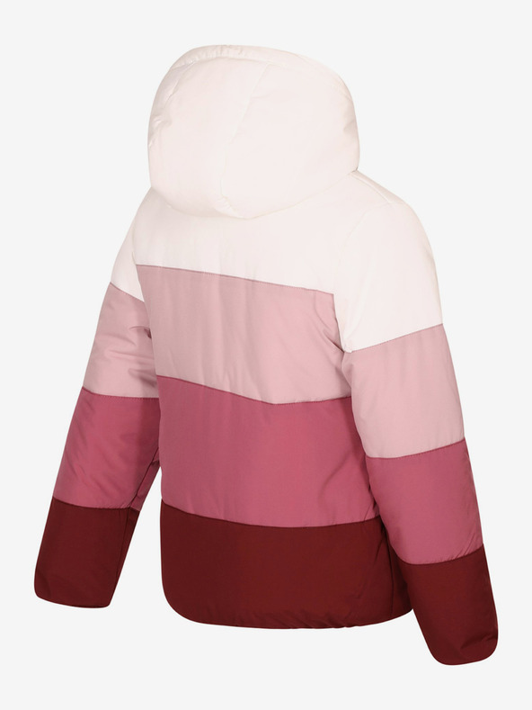 NAX Beige-rosa Kinder-Winterjacke NAX KEMENO