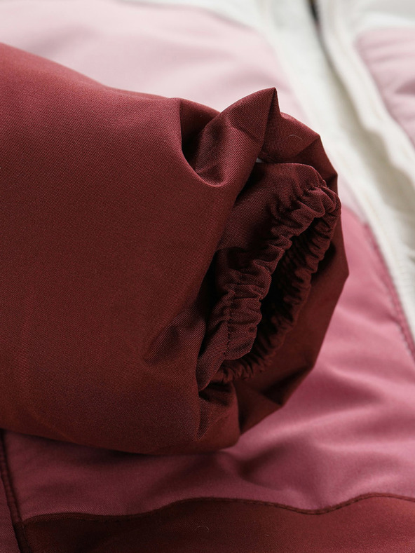 NAX Beige-rosa Kinder-Winterjacke NAX KEMENO