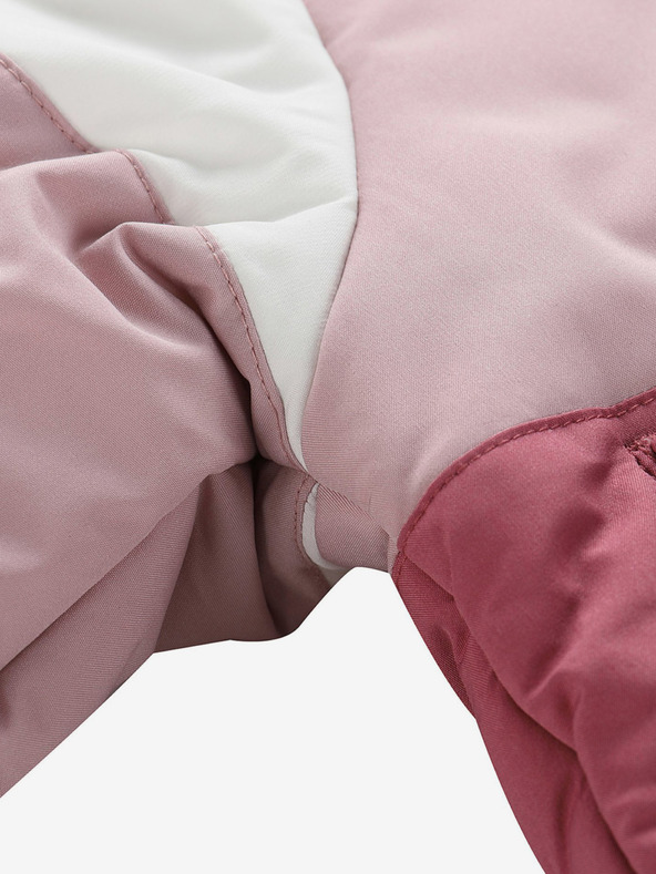 NAX Beige-rosa Kinder-Winterjacke NAX KEMENO