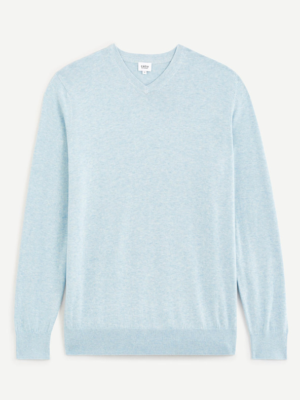 Celio Hellblauer Herren Pullover Celio Decotonv