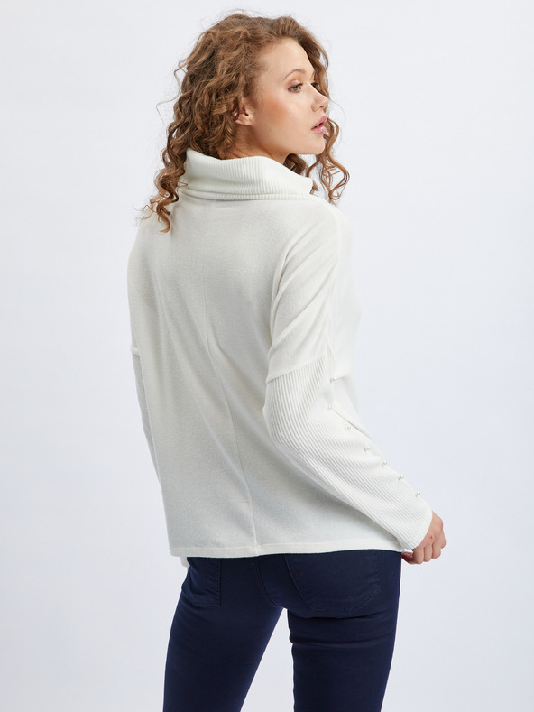 Orsay Cremefarbener Damen-Rollkragenpullover ORSAY