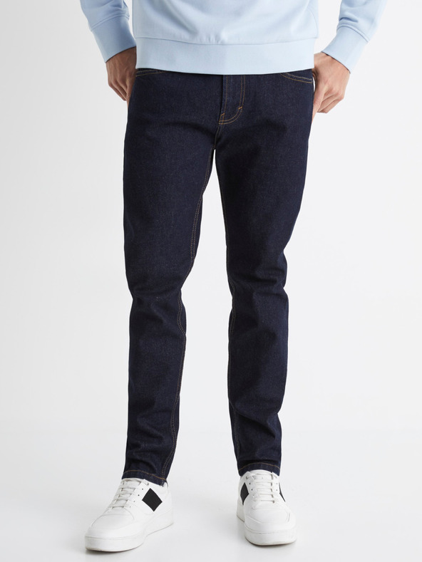 Celio Dunkelblaue Herrenjeans mit schmaler Passform Celio Bonew25t