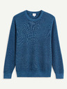 Celio Petrol Herren-Basic-Pullover Celio Degrain