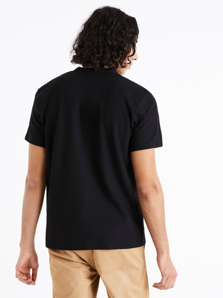 Celio Schwarzes Herrenpolohemd Celio Desohel
