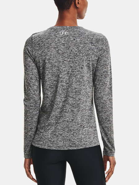 Under Armour Tech LS Crew Twist-BLK T-Shirt