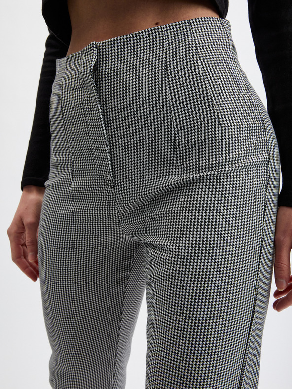 Orsay Schwarze gemusterte Damenhose ORSAY