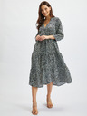 Orsay Blau-schwarz gemustertes Damen-Shirt-Kleid ORSAY