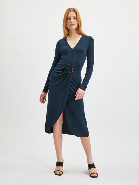 Orsay Dunkelblaues Damen-Etuikleid ORSAY