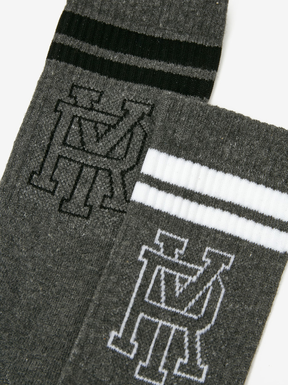 Replay Set aus zwei Paar dunkelgrauen Herrensocken von Replay