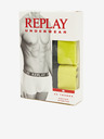 Replay Zweier-Set Herren-Boxersocken in Schwarz und Dunkelgrau Replay