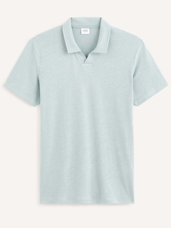 Celio Hellblaues Herren-Poloshirt Celio Deolive