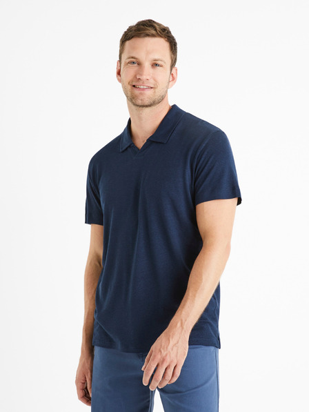 Celio Dunkelblaues Herren-Poloshirt von Celio Deolive