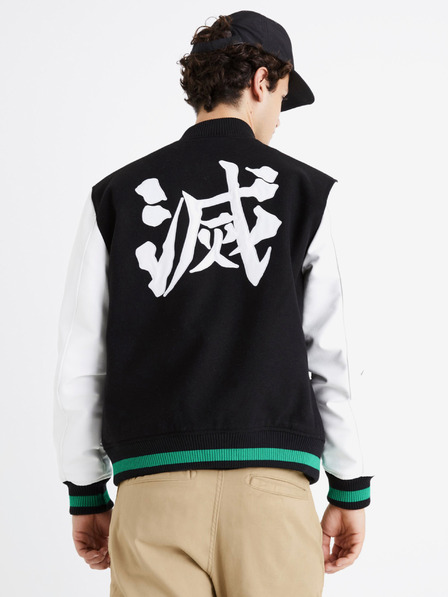 Celio Schwarze Herren Celio Demon Slayer Jacke