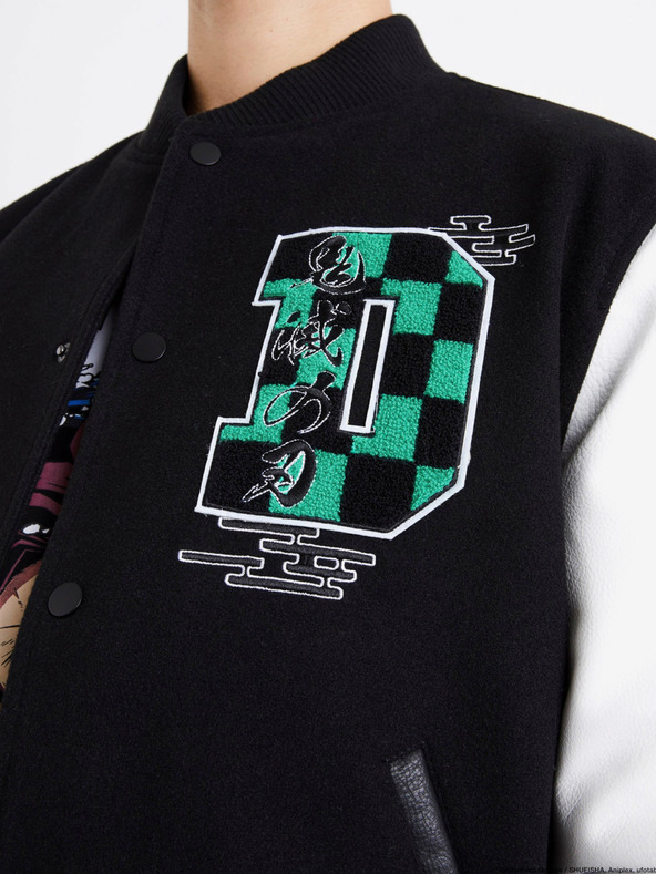 Celio Schwarze Herren Celio Demon Slayer Jacke