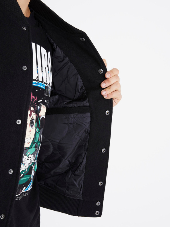 Celio Schwarze Herren Celio Demon Slayer Jacke