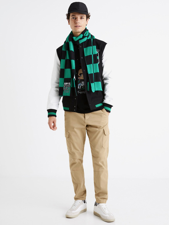 Celio Schwarze Herren Celio Demon Slayer Jacke