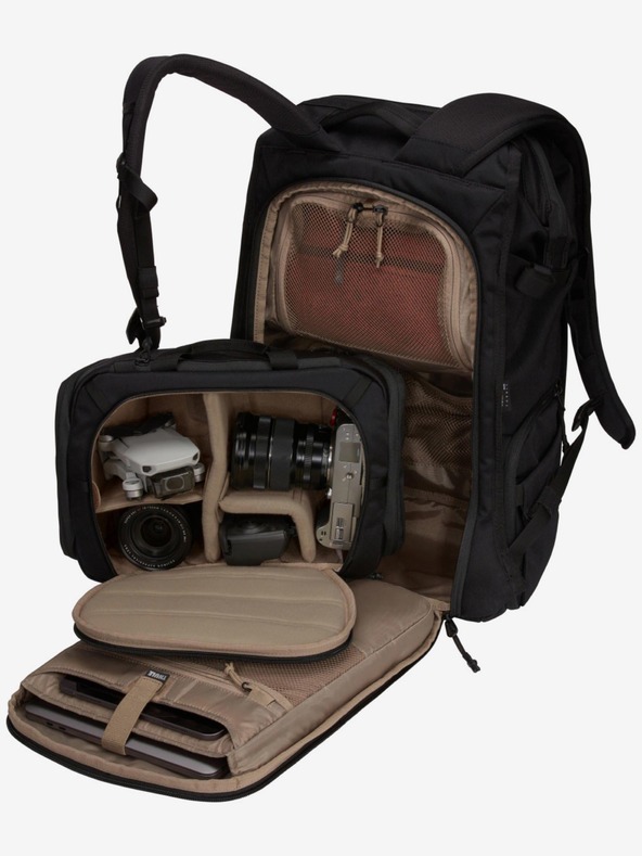 Thule Schwarzer Herrenrucksack mit abnehmbarer Kameratasche Thule Covert™