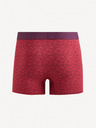 Celio Rote Herren gemusterte Boxershorts Celio Fipaisle