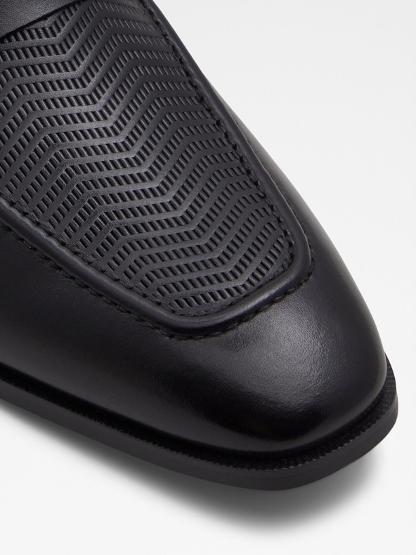 Aldo Schwarze Herren Leder-Slipper ALDO Aalto