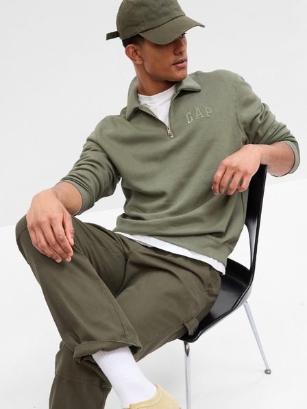 GAP Sweatshirt mit Reißverschlusskragen GAP