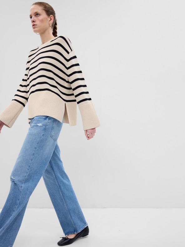 GAP Oversized Striped Sweater