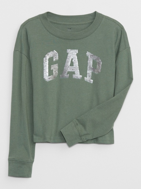 GAP Kinder T-Shirt mit metallischem Logo GAP