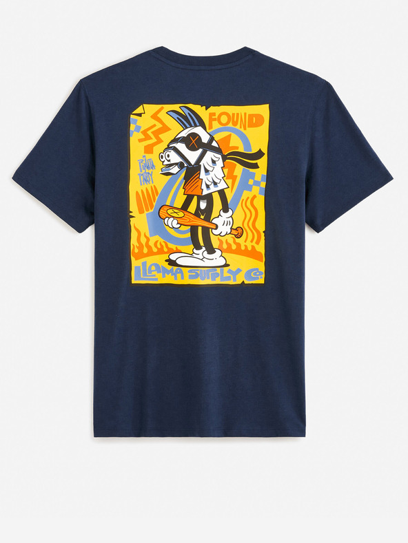 Celio Dunkelblaues Herren-T-Shirt Celio Fortnite