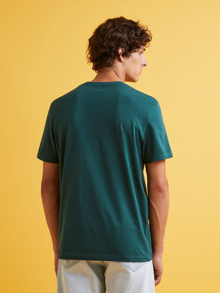 Celio Dunkelgrünes Herren-T-Shirt Celio Feklyn