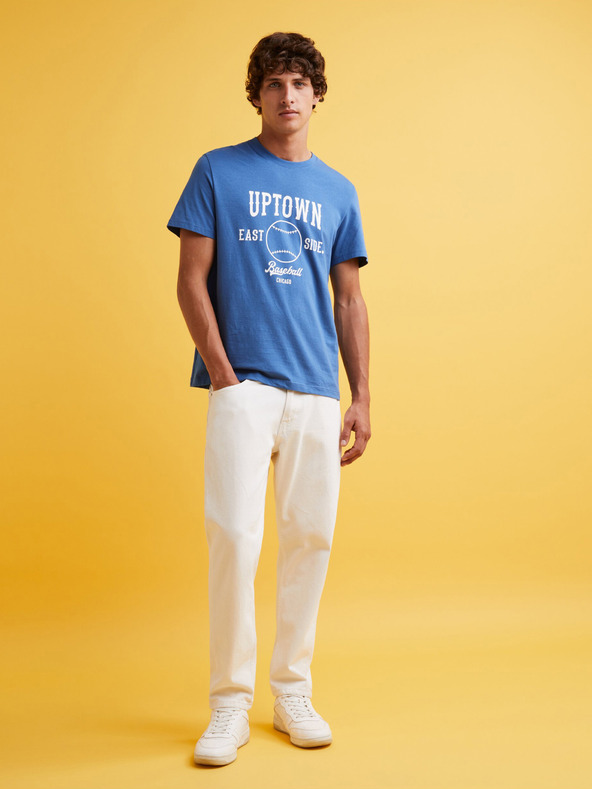 Celio Blaues Herren-T-Shirt Celio Feklyn