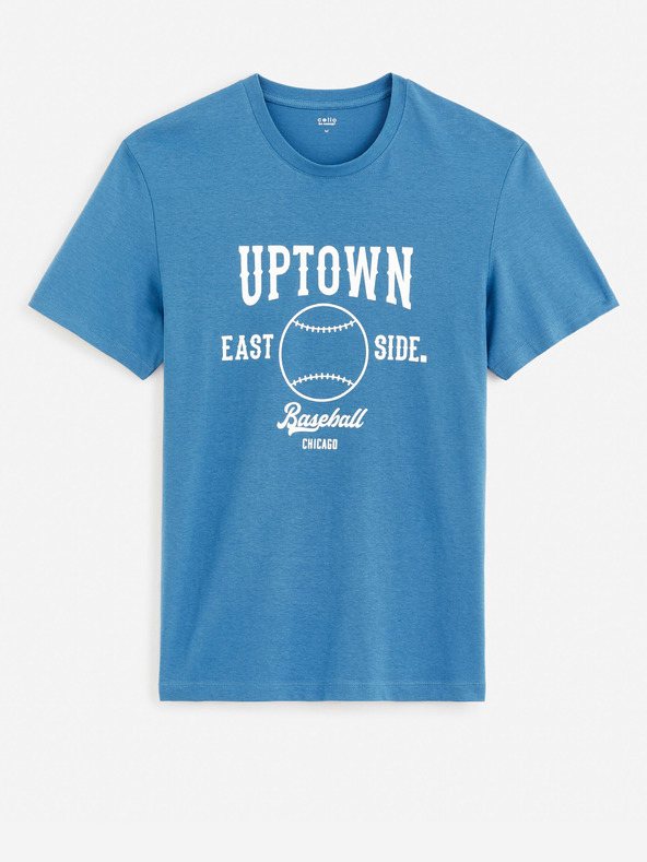 Celio Blaues Herren-T-Shirt Celio Feklyn