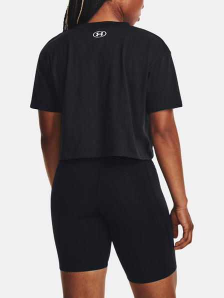 Under Armour Damen T-Shirt Under Armour UA COLLEGIATE CREST CROP SS