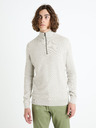 Celio Hellgrauer Herren-Basic-Pullover Celio Celim