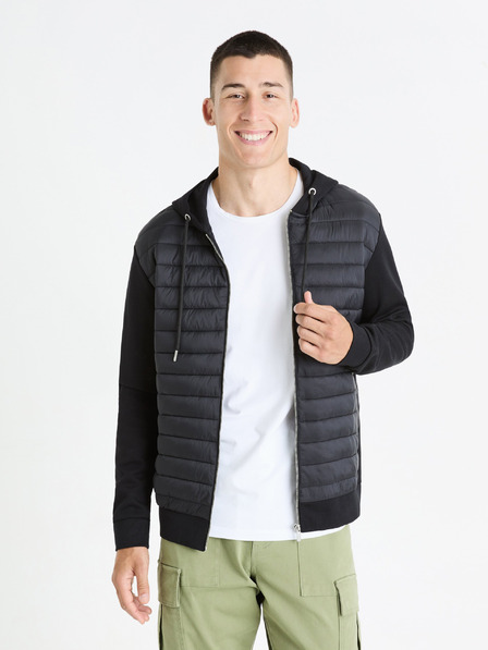 Celio Schwarze Herren Celio Fequilted Jacke