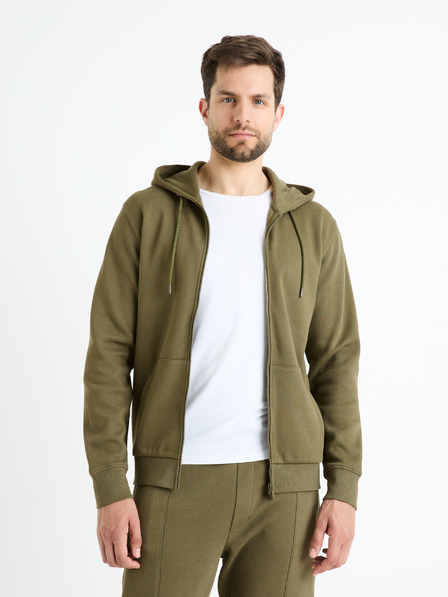 Celio Khaki Herren Kapuzenpullover Celio Fepiquet