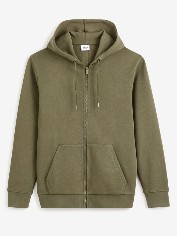 Celio Khaki Herren Kapuzenpullover Celio Fepiquet