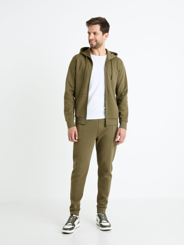 Celio Khaki Herren Kapuzenpullover Celio Fepiquet