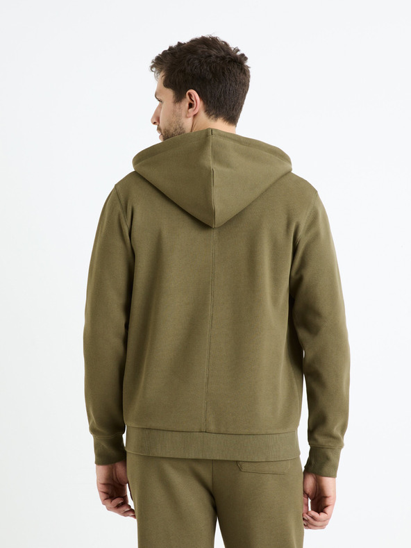 Celio Khaki Herren Kapuzenpullover Celio Fepiquet
