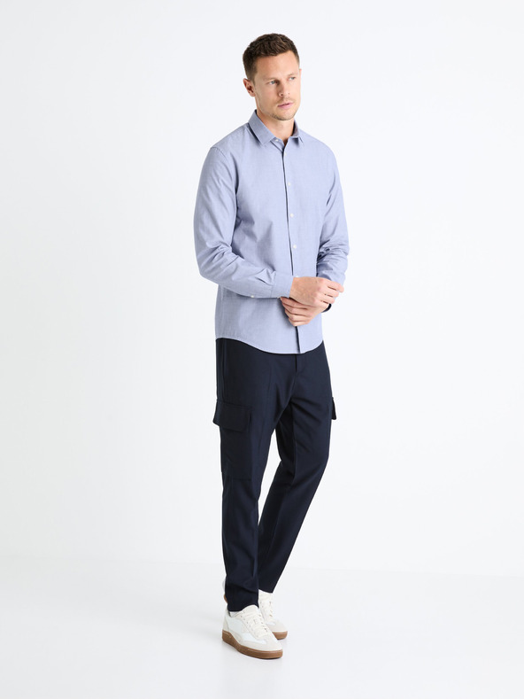 Celio Hellblaues Herrenhemd Celio Fafile