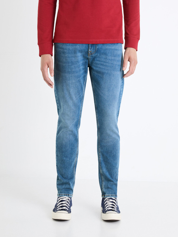 Celio Hellblaue Slim Fit Herrenjeans Celio Foactive
